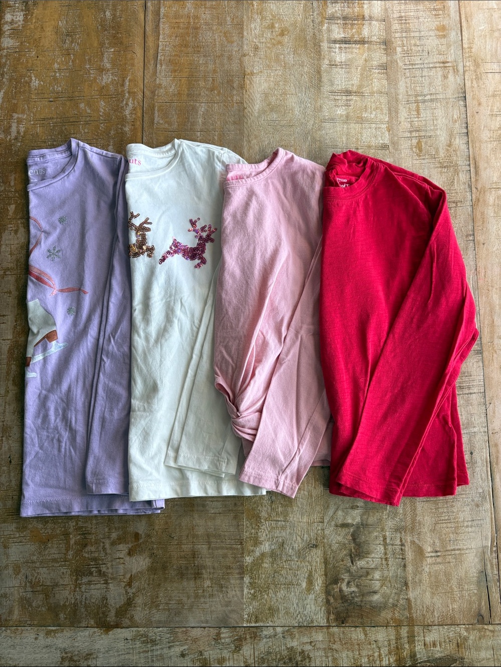 Crewcuts Girls Long-Sleeve Top Bundle size M(8-9)